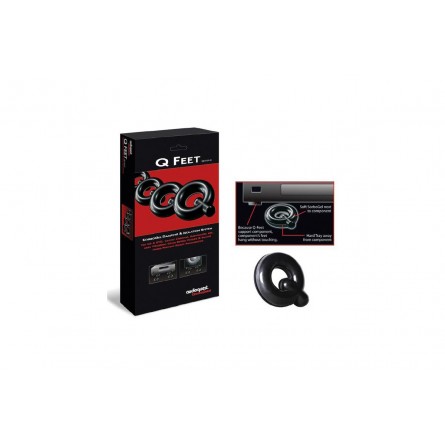 Lot de 4 Absorbeurs AUDIOQUEST SORBOGEL Q-FEET SYSTEM